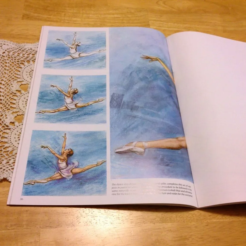 The Leonardo Collection - Dancers drawing instruction booklet